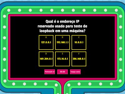 QUIZ ENDEREÇAMENTO IP