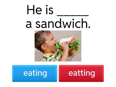 Present continuous + auxiliary verbs