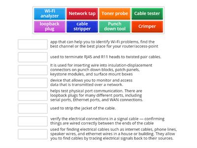 Networking tools 