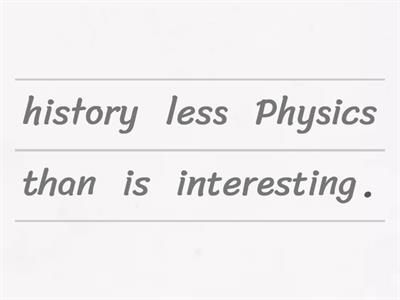 ODF 1 Unit 3 Comparatives