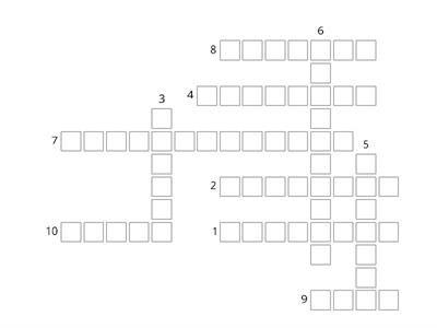 Ô chữ Hoá học số 1