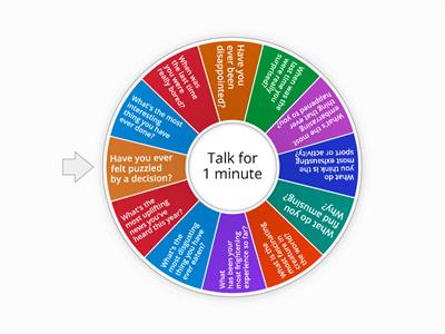 -ed / -ing Adjectives wheel