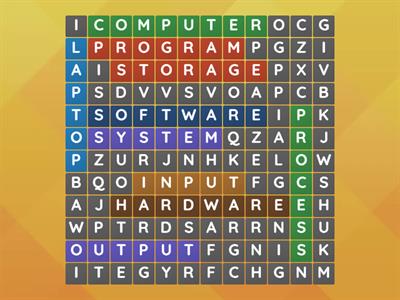 Computer System Wordsearch