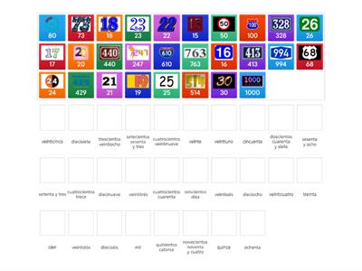 Spanish Numbers 0-1000