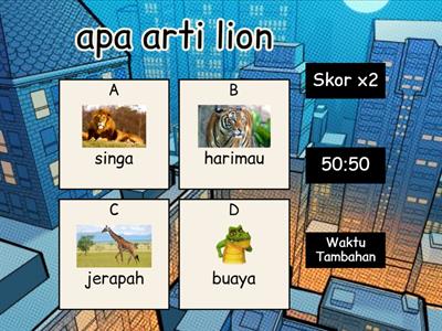 bahasa inggris hewan 1 