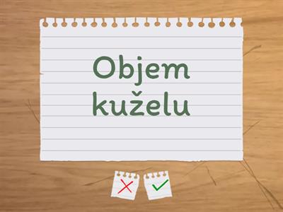 Vzorečky Objemy Obsahy... devítka