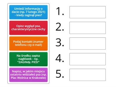 Ogłoszenie o zaginięciu psa  - jak napisać?