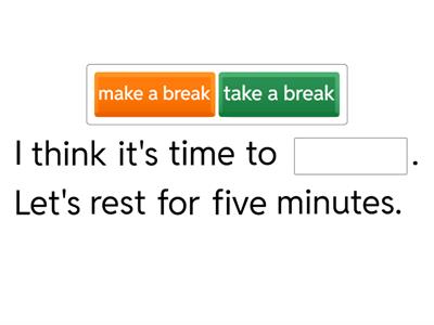 Collocations Solutions pre-int 1C