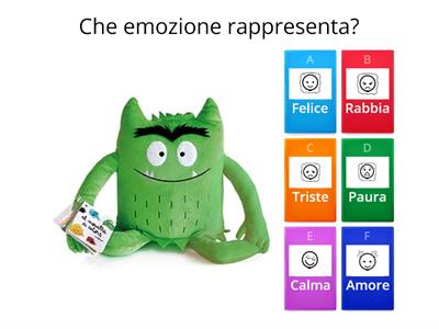 Le emozioni del mostro dei colori