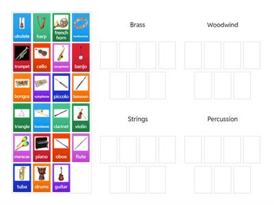 Sound Instrument sort