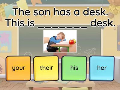 Possessive Determiners