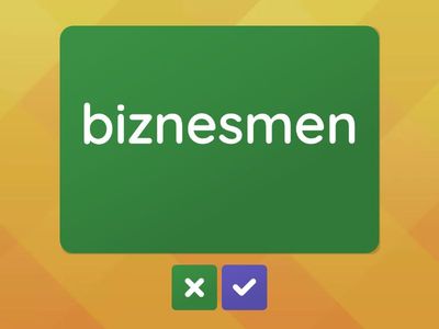  SP 7 - Unit 1, people in business + vocab, fiszki