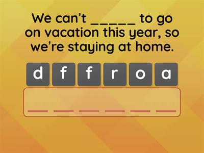 Money Vocabulary - EC I1 U2A