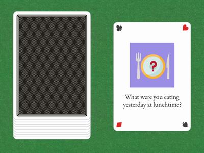 Past Continuous - speaking