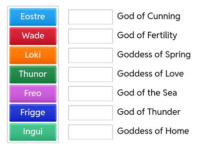 Anglo Saxon Gods and Goddesses