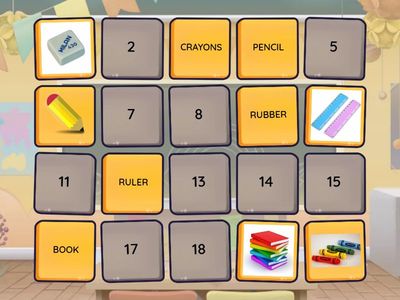 A1 KIDS: SCHOOL OBJECTS