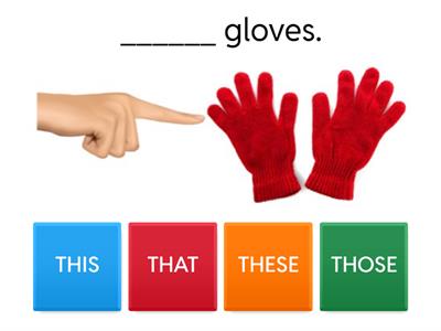 Demonstratives and clothes: THIS / THAT / THESE / THOSE 