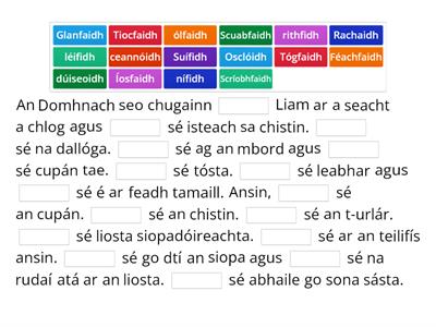 Scéal san Aimsir Fháistineach