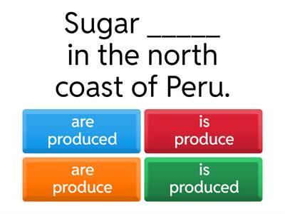 Simple Present - PASSIVE VOICE