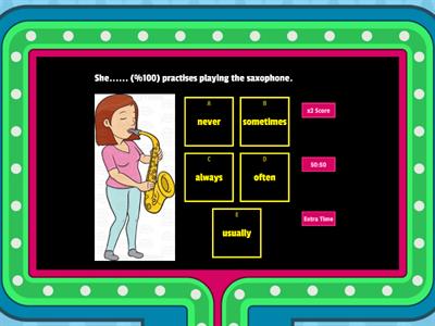 Adverbs of frequency