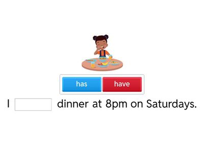 Has and have practice