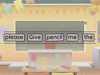 Direct and indirect objects / Imperatives