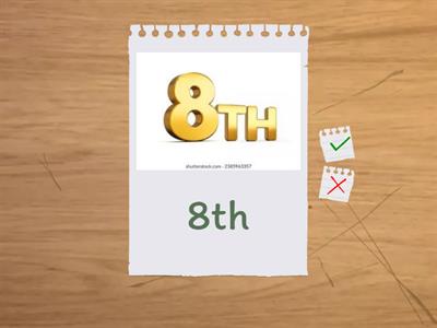 Ordinal Numbers 