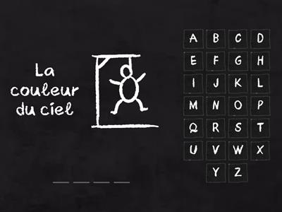French colours hangman