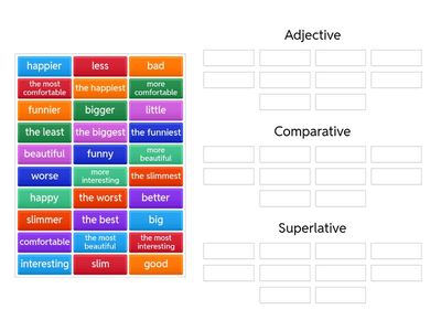 AS 3 Unit 6 Comparative/Superlative adj