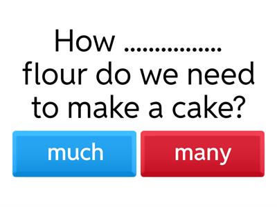 Adults: How much - How many