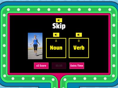 Nouns and Verbs