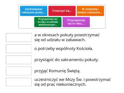 przykazania kościelne