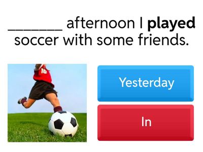 Time expressions simple past 