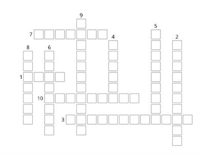 Anatomy and Physiology Hub Crossword 1