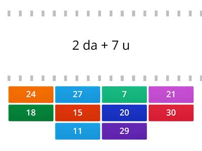 Scomposizioni entro il 30