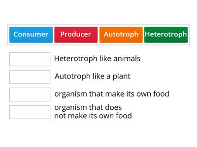 autotroph and heterotroph 