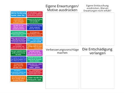 B2 Redemittel- Beschwerdebrief