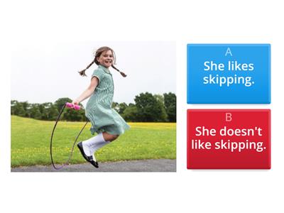 Like or doesn't like?