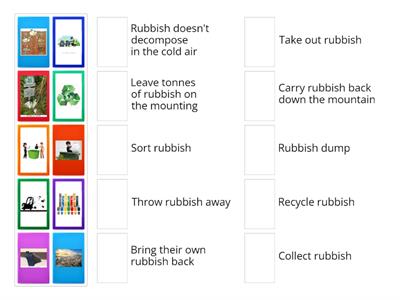 Rubbish collocations