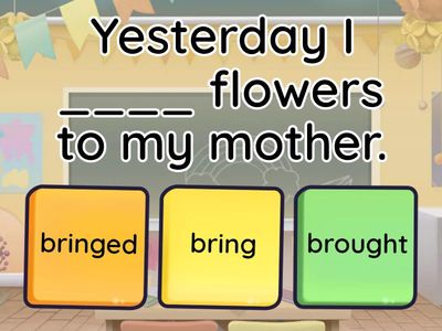  Past Tense Irregular Verbs