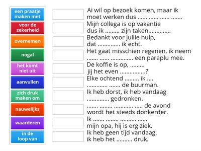 Taalcompleet B1 3.5 woordenschat