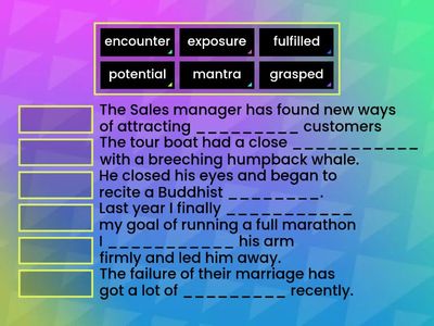 GOLD Advanced CAE Unit 4 vocabulary L2