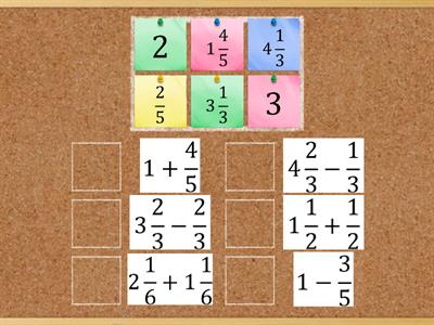  Сложение и вычитание смешанных чисел