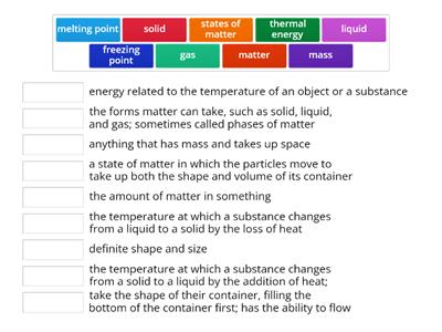 Junior cert Science - States of Matter