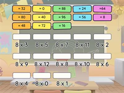 Cash's 8 Times Tables