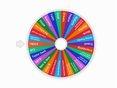 Music Wheel Challenge