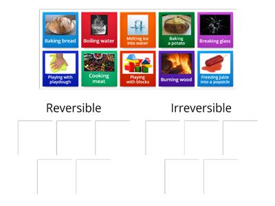 Reversible or Irreversible changes