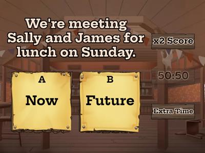 Present Continuous for future arrangements