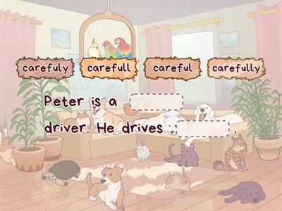 Adverbs of manner & adjectives