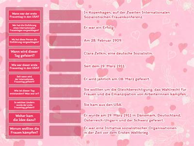 Internationaler Frauentag _Fragen 